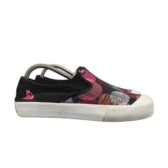 Roxy Shoes Womens 7.5 Slip On Sneakers Casual Canvas Pepperdine Print Lifestyle - Picture 2 of 14